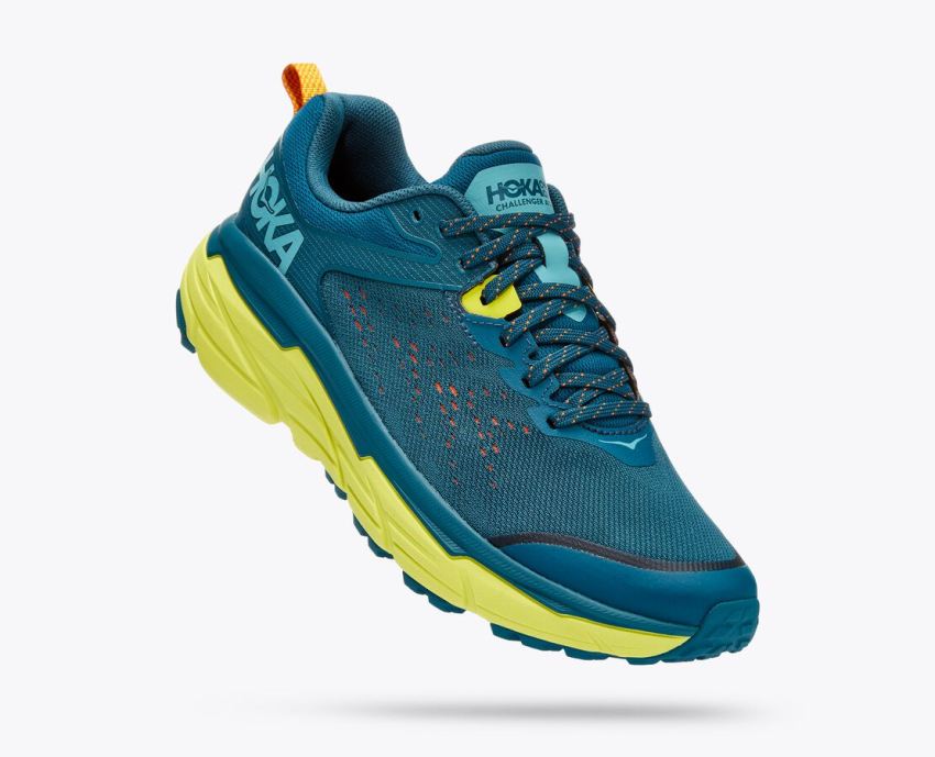 Hokas Shoes | Challenger ATR 6-Blue Coral / Evening Primrose - Click Image to Close