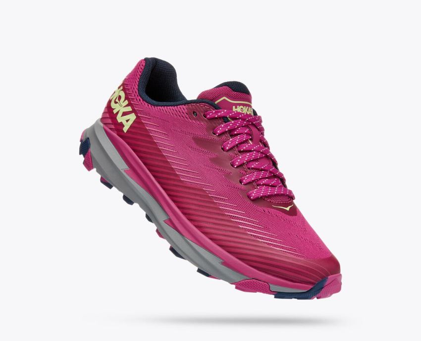 Hokas Shoes | Torrent 2-Festival Fuchsia / Ibis Rose - Click Image to Close