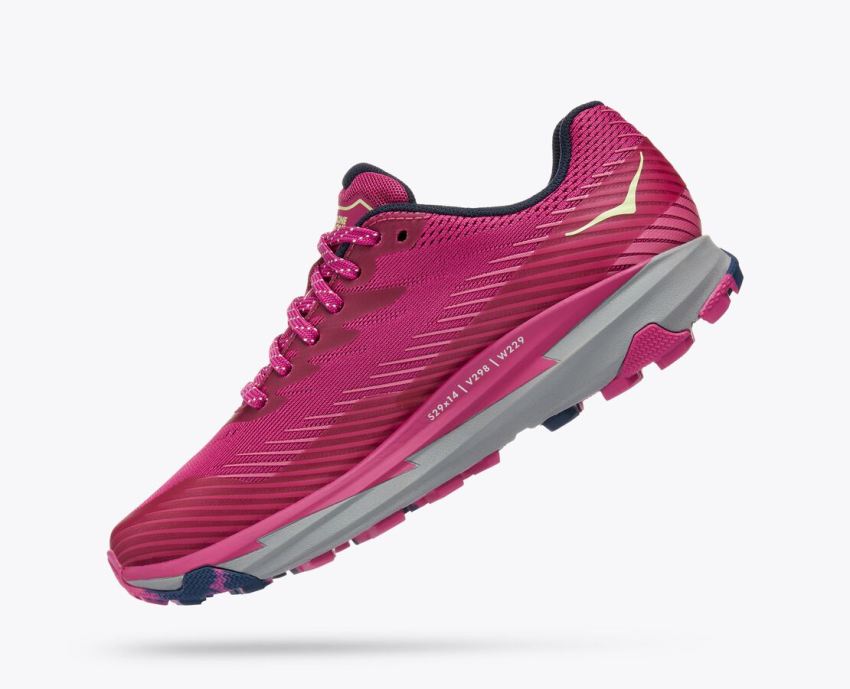 Hokas Shoes | Torrent 2-Festival Fuchsia / Ibis Rose - Click Image to Close