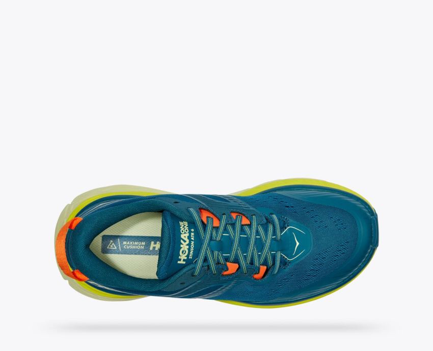 Hokas Shoes | Stinson Atr 6-Blue Coral / Butterfly - Click Image to Close