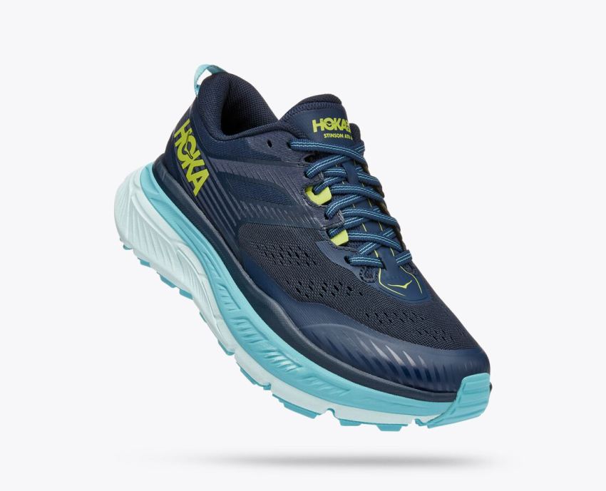 Hokas Shoes | Stinson ATR 6-Outer Space / Blue Glass