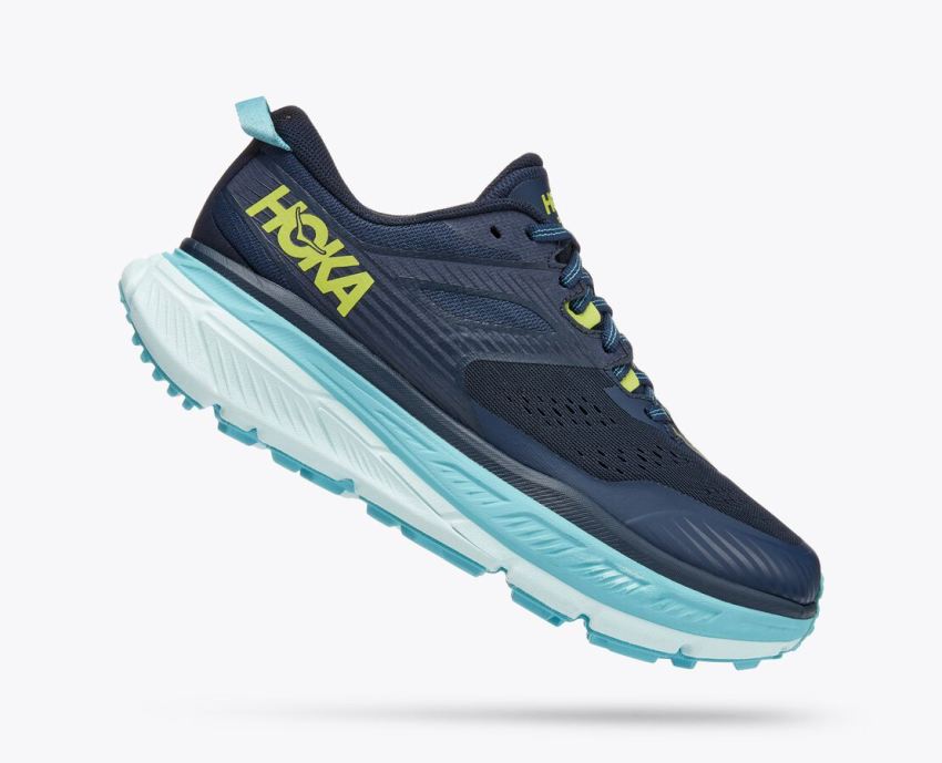 Hokas Shoes | Stinson ATR 6-Outer Space / Blue Glass