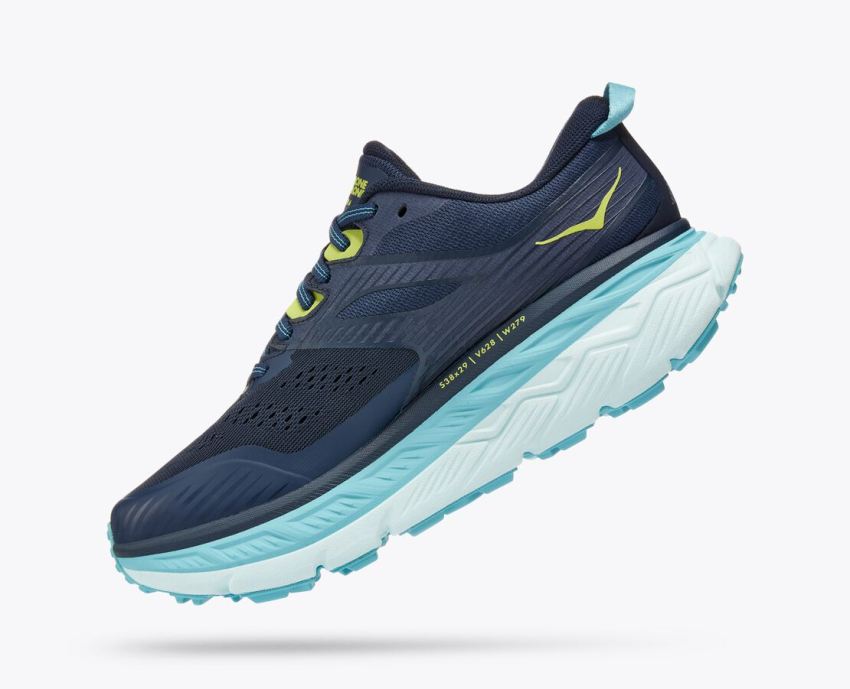 Hokas Shoes | Stinson ATR 6-Outer Space / Blue Glass