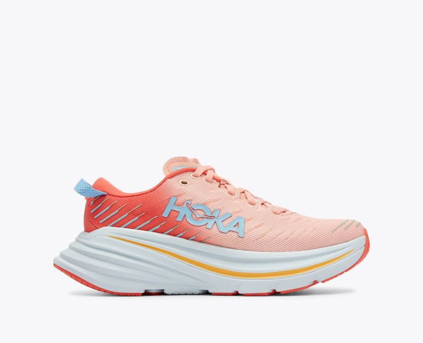 Hokas Shoes | Bondi X-Camellia / Peach Parfait - Click Image to Close