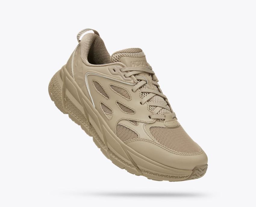 Hokas Shoes | Clifton L-Oxford Tan / Dune