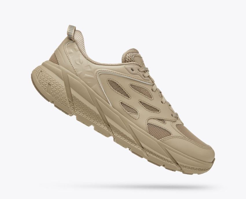 Hokas Shoes | Clifton L-Oxford Tan / Dune - Click Image to Close