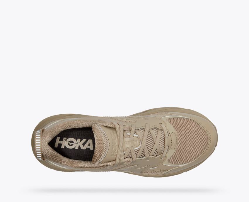 Hokas Shoes | Clifton L-Oxford Tan / Dune