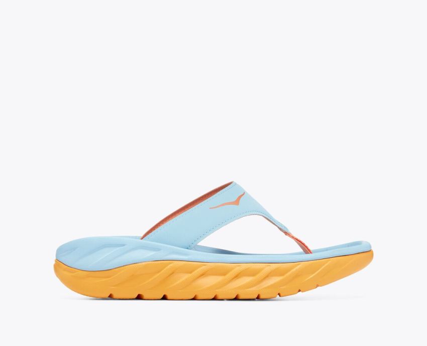 Hokas Shoes | ORA Recovery Flip-Summer Song / Amber Yellow - Click Image to Close