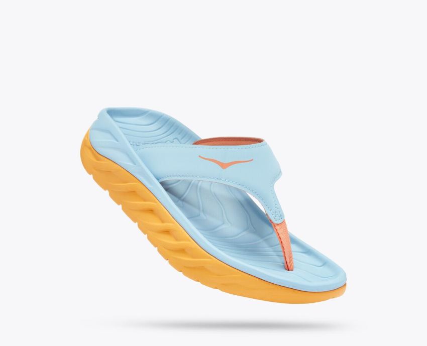 Hokas Shoes | ORA Recovery Flip-Summer Song / Amber Yellow