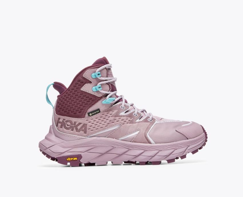 Hokas Shoes | Anacapa Mid GTX-Elderberry / Grape Wine - Click Image to Close