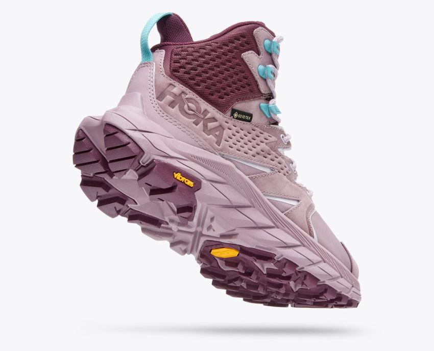 Hokas Shoes | Anacapa Mid GTX-Elderberry / Grape Wine