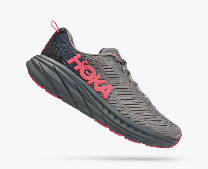 Hokas Shoes | Rincon 3-Sharkskin / Diva Pink