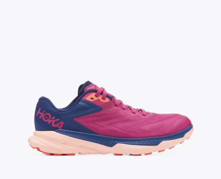 Hokas Shoes | Zinal0-Festival Fuchsia / Bellwether Blue