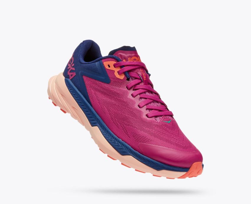 Hokas Shoes | Zinal0-Festival Fuchsia / Bellwether Blue - Click Image to Close