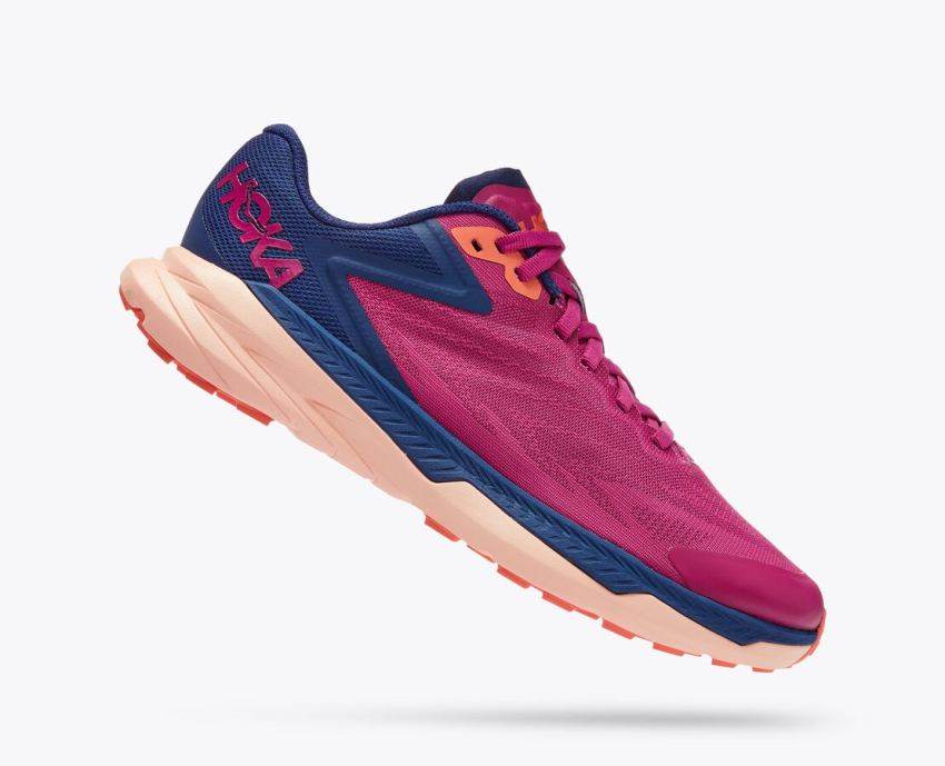 Hokas Shoes | Zinal0-Festival Fuchsia / Bellwether Blue - Click Image to Close