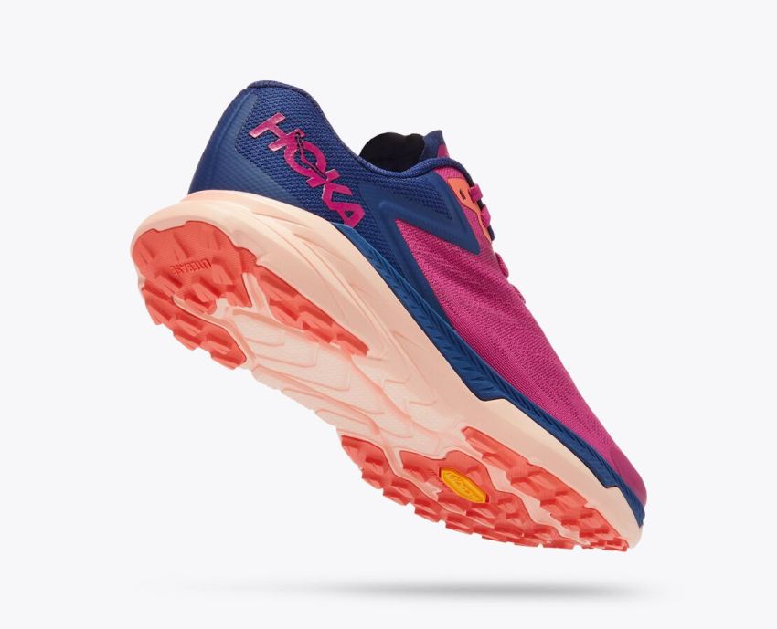 Hokas Shoes | Zinal0-Festival Fuchsia / Bellwether Blue - Click Image to Close