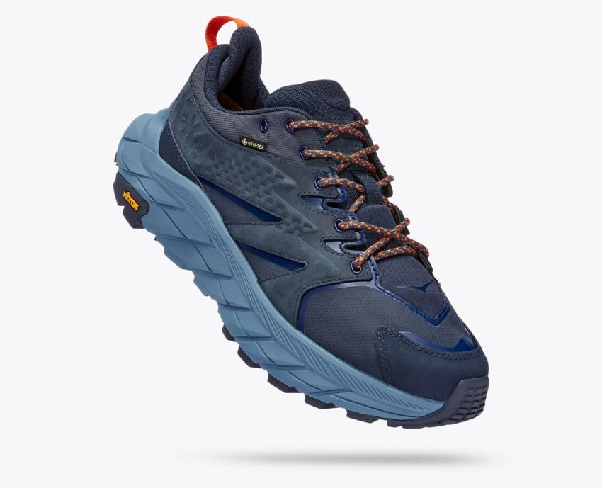 Hokas Shoes | Anacapa Low GTX-Outer Space / Mountain Spring - Click Image to Close