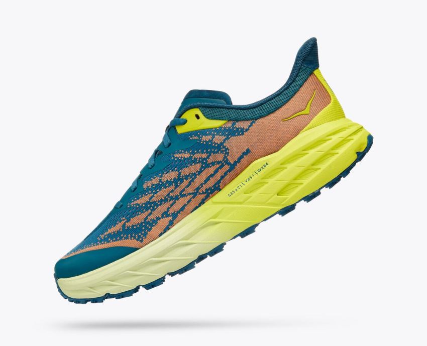 Hokas Shoes | Speedgoat 5-Blue Coral / Evening Primrose