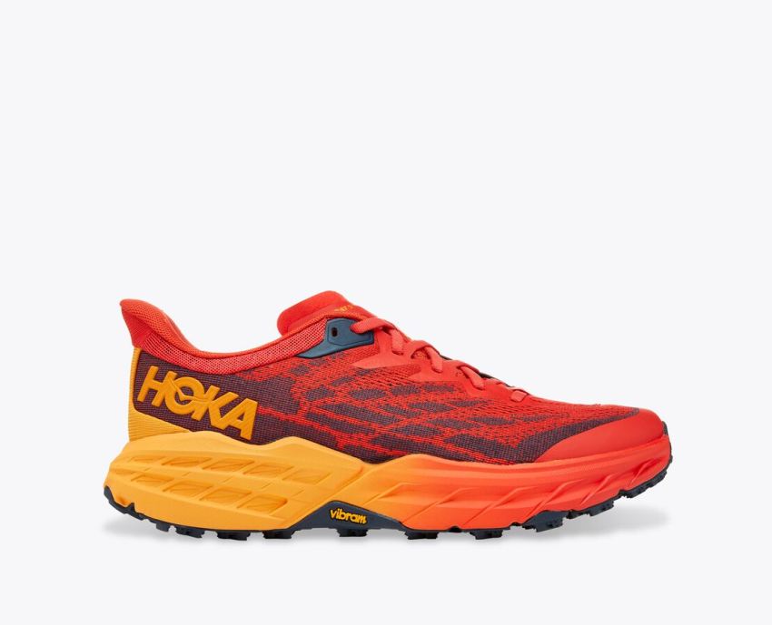 Hokas Shoes | Speedgoat 5-Fiesta / Radiant Yellow - Click Image to Close