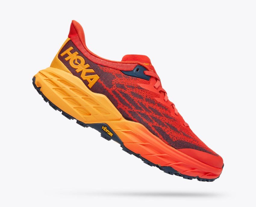 Hokas Shoes | Speedgoat 5-Fiesta / Radiant Yellow