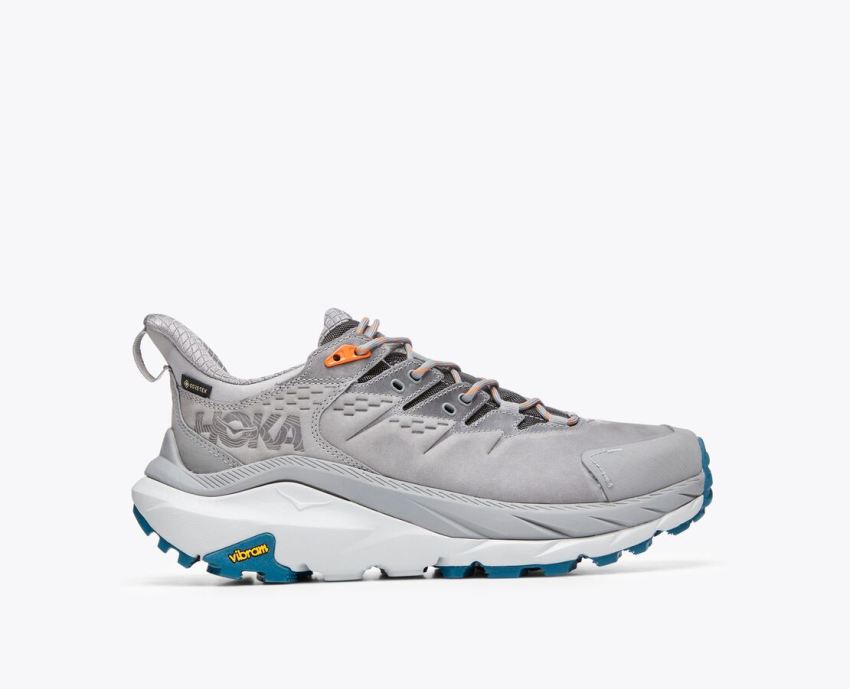 Hokas Shoes | Kaha 2 Low GTX-Sharkskin / Blue Coral