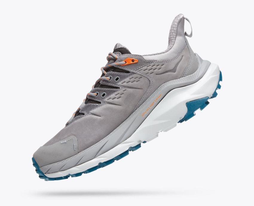 Hokas Shoes | Kaha 2 Low GTX-Sharkskin / Blue Coral - Click Image to Close