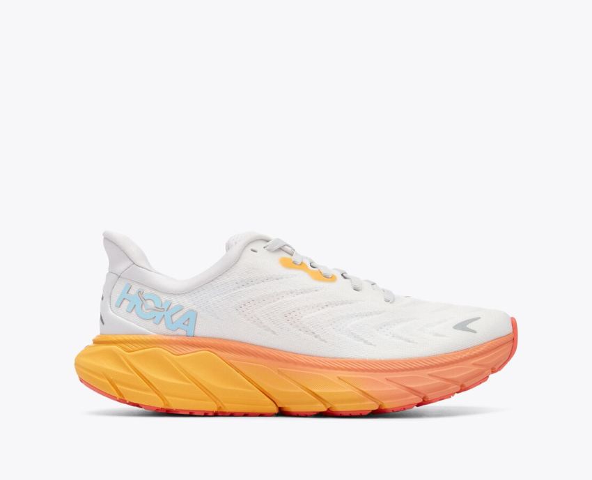 Hokas Shoes | Arahi 6-Nimbus Cloud / Blanc De Blanc