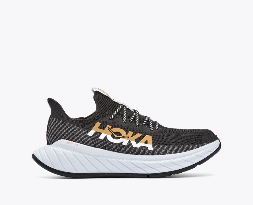 Hokas Shoes | Carbon X 3-Black / White