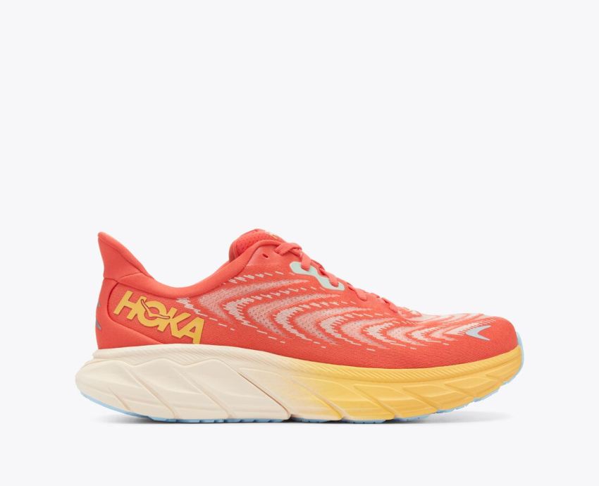 Hokas Shoes | Arahi 6-Fiesta / Amber Yellow