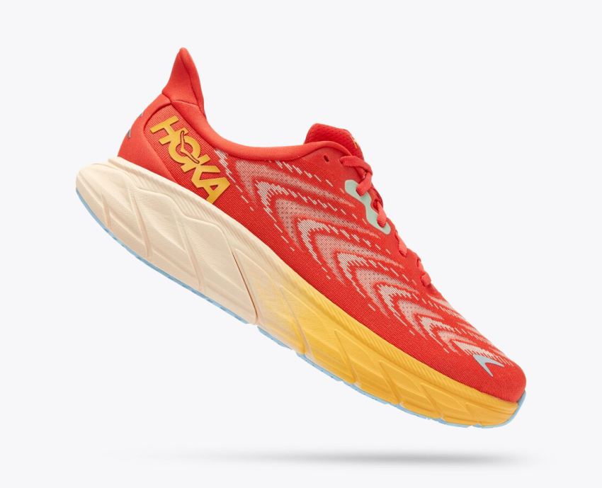 Hokas Shoes | Arahi 6-Fiesta / Amber Yellow