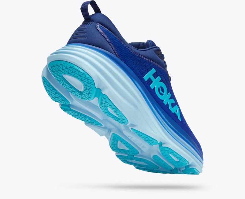 Hokas Shoes | Bondi 8-Bellwether Blue / Bluing - Click Image to Close