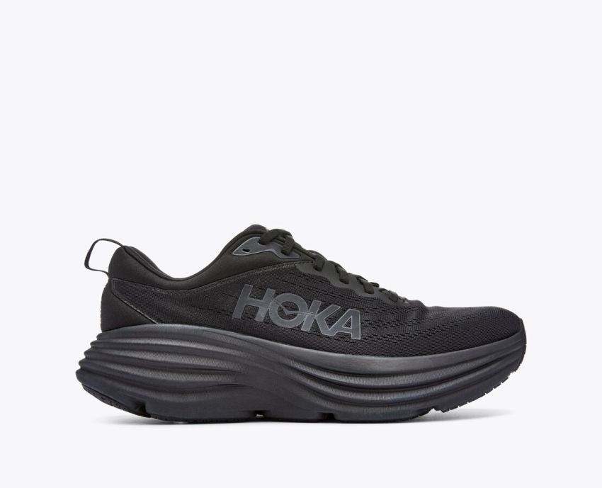 Hokas Shoes | Bondi 8-Black / Black