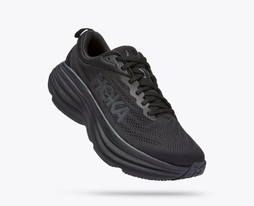 Hokas Shoes | Bondi 8-Black / Black