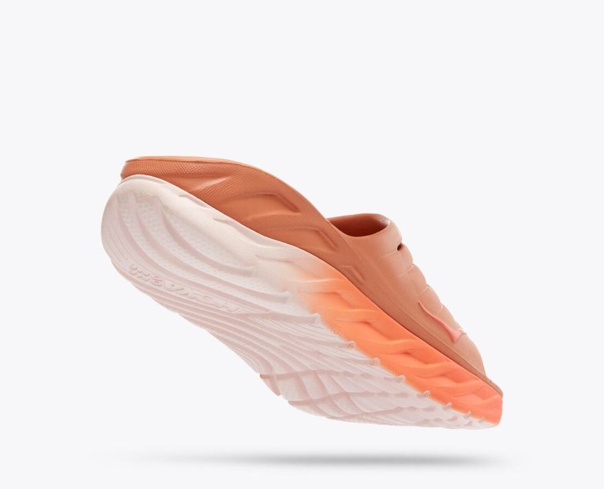 Hokas Shoes | Ora Recovery Slide-Baked Clay / Camellia