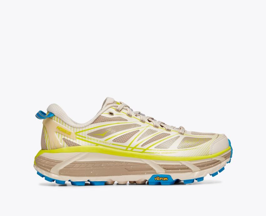 Hokas Shoes | Mafate Speed 2-Eggnog / Oxford Tan - Click Image to Close