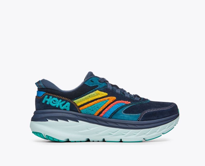 Hokas Shoes | Bondi L Embroidery-Outer Space / Atlantis