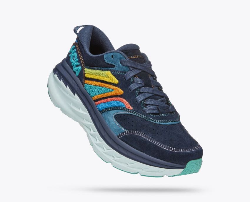 Hokas Shoes | Bondi L Embroidery-Outer Space / Atlantis