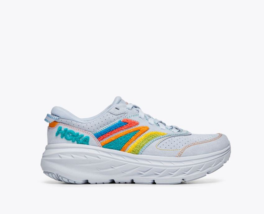 Hokas Shoes | Bondi L Embroidery-Arctic Ice / Atlantis