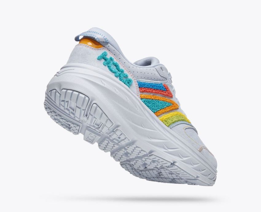 Hokas Shoes | Bondi L Embroidery-Arctic Ice / Atlantis