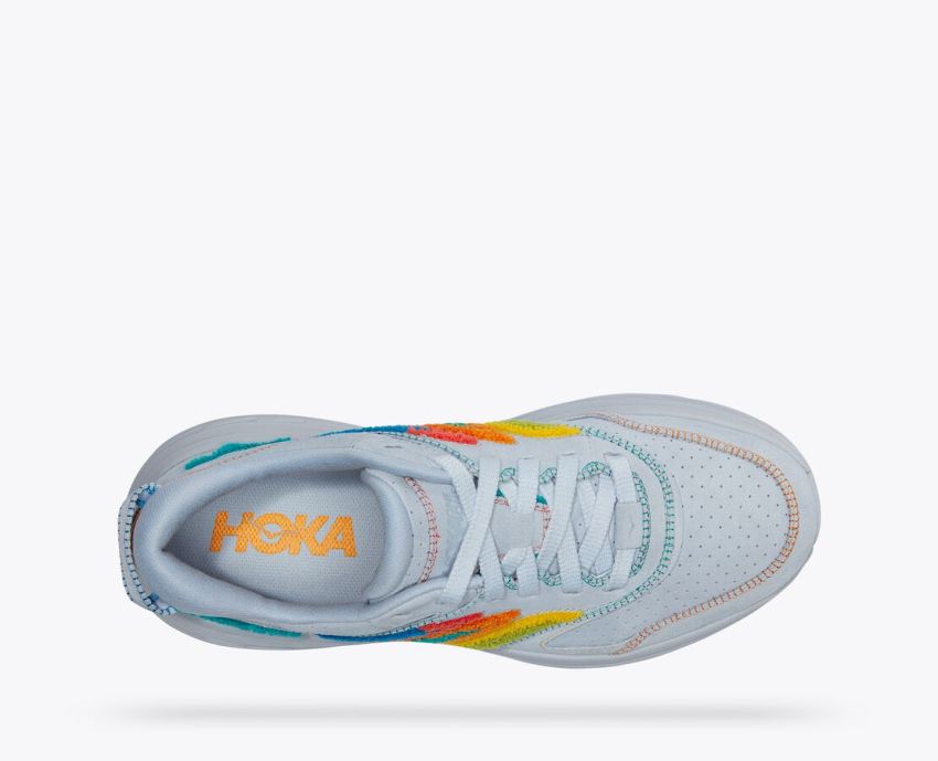 Hokas Shoes | Bondi L Embroidery-Arctic Ice / Atlantis