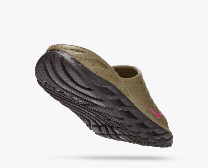 Hokas Shoes | Hoka X Bodega Ora Slide-Martini Olive / Jet Black - Click Image to Close