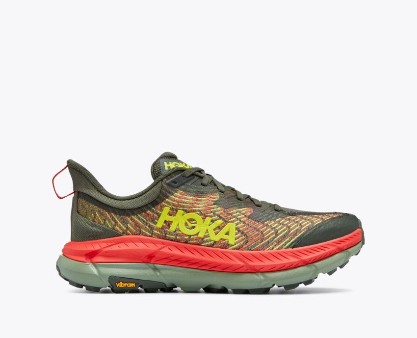 Hokas Shoes | Mafate Speed 4-Thyme / Fiesta - Click Image to Close