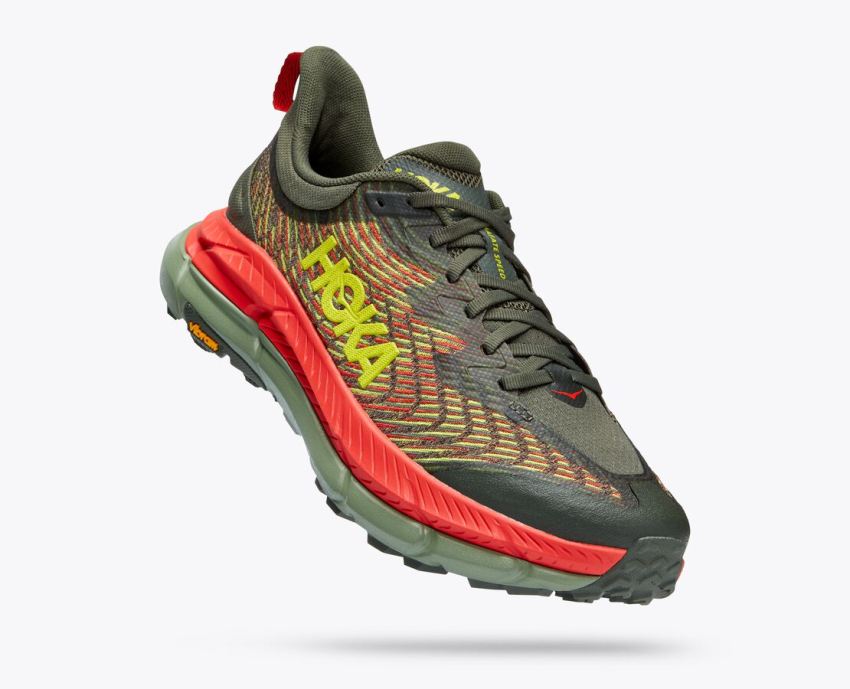 Hokas Shoes | Mafate Speed 4-Thyme / Fiesta - Click Image to Close