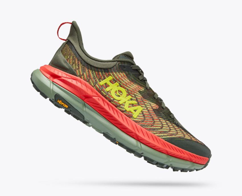 Hokas Shoes | Mafate Speed 4-Thyme / Fiesta - Click Image to Close