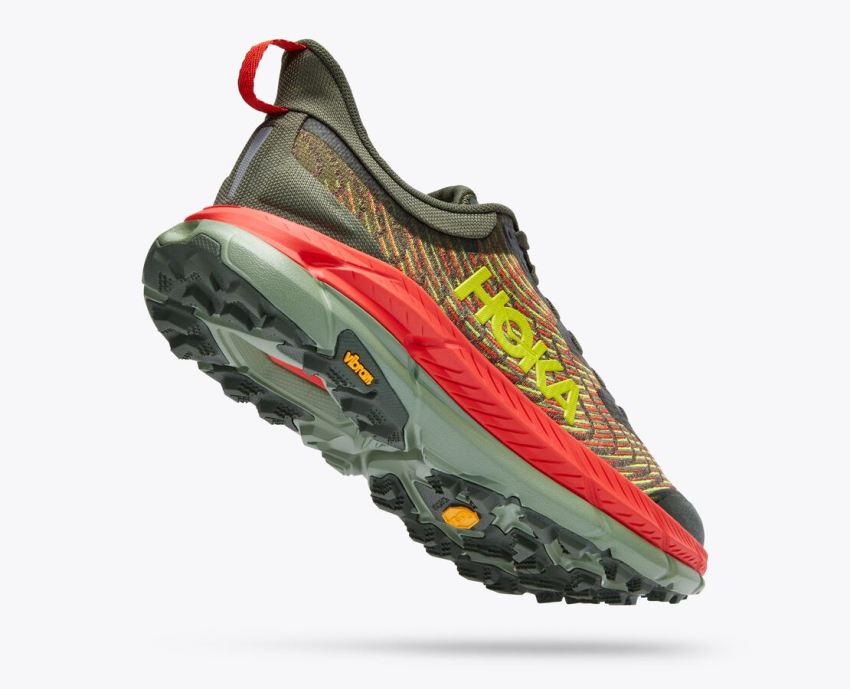 Hokas Shoes | Mafate Speed 4-Thyme / Fiesta - Click Image to Close