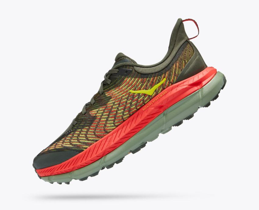 Hokas Shoes | Mafate Speed 4-Thyme / Fiesta - Click Image to Close