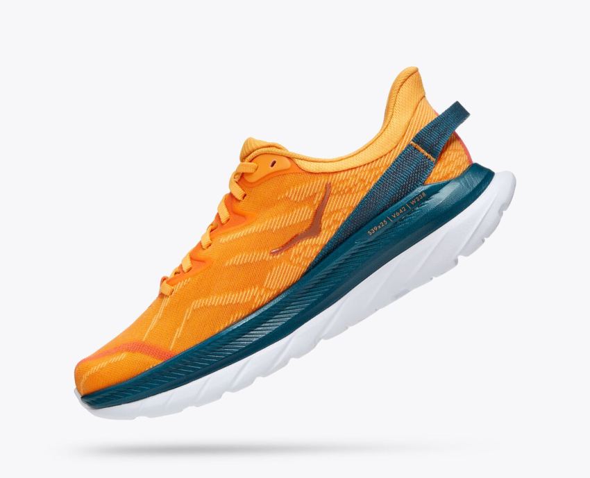 Hokas Shoes | Mach Supersonic-Radiant Yellow / Camellia - Click Image to Close