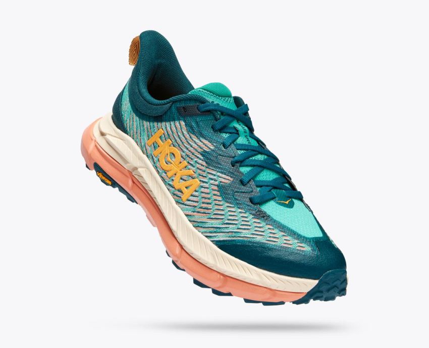 Hokas Shoes | Mafate Speed 4-Deep Teal / Water Garden