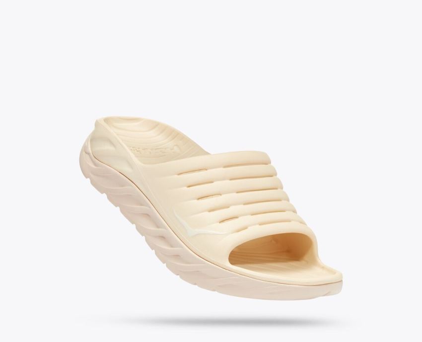Hokas Shoes | Ora Recovery Slide-Shortbread / Shifting Sand