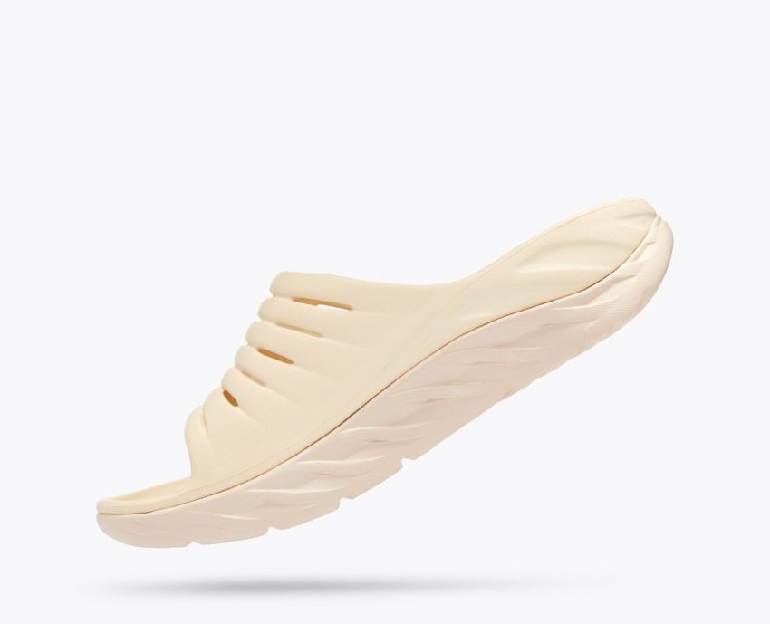 Hokas Shoes | Ora Recovery Slide-Shortbread / Shifting Sand